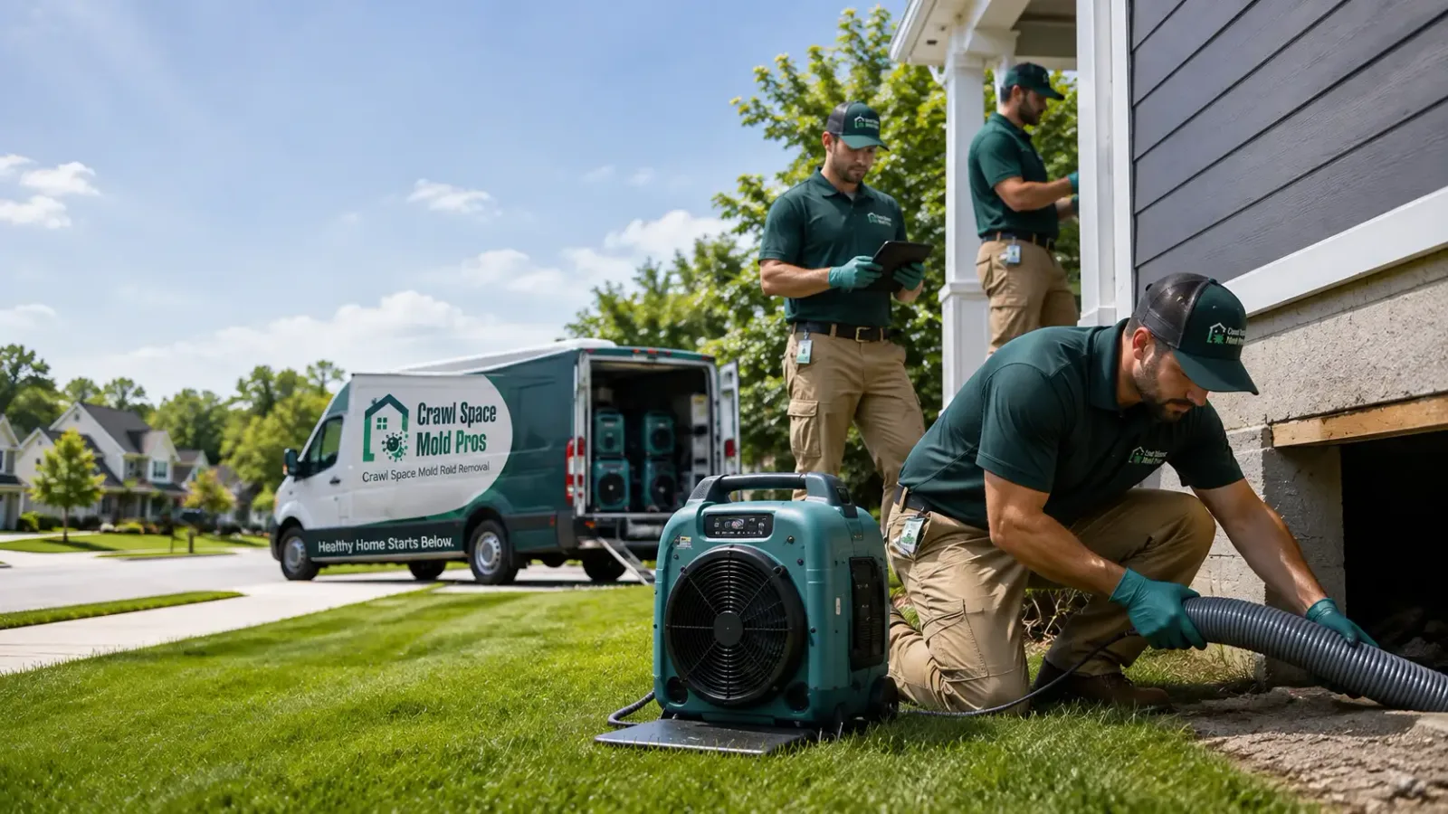 Crawl Space Mold Removal in Slippery Rock, PA